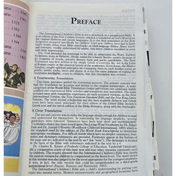 International Children's Bible Thomas Nelson Red Hardcover Illustrated Christian - Picture 12 of 13